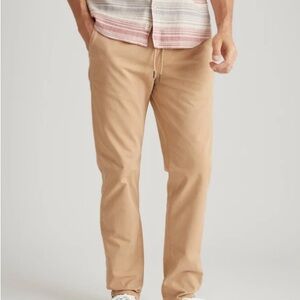 MARINE LAYER -Saturday Slim Straight Twill Pant Sz Small Slim